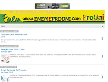Tablet Screenshot of enemeprouni.com